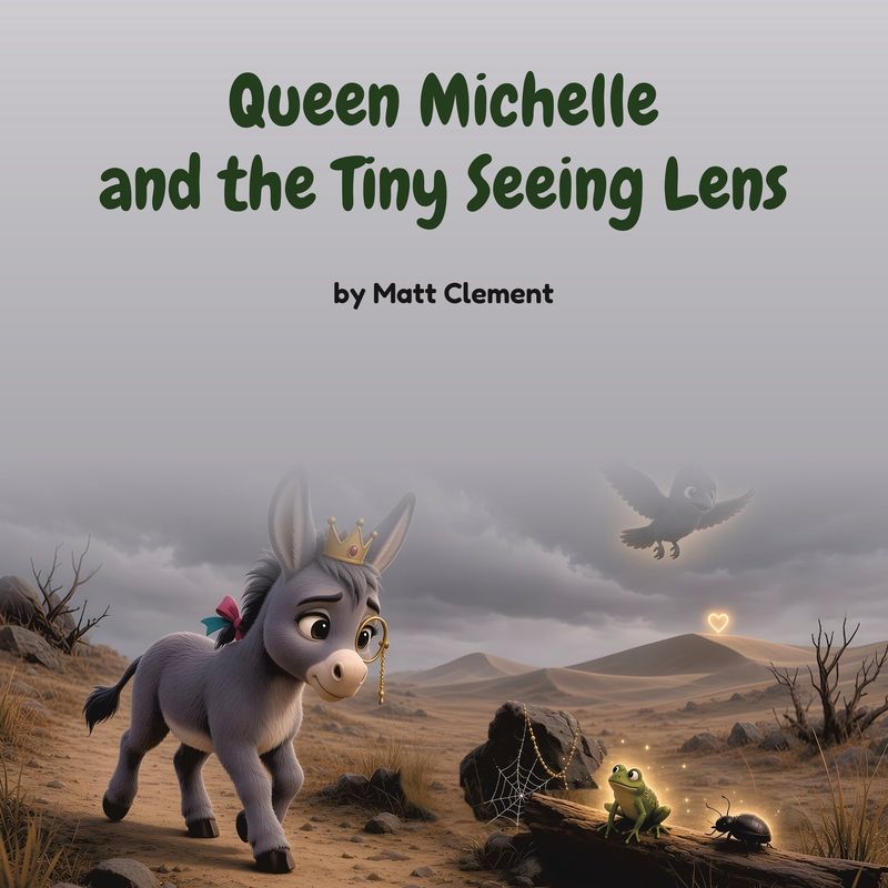 Front cover of Queen Michelle and the Tiny Seeing Lens